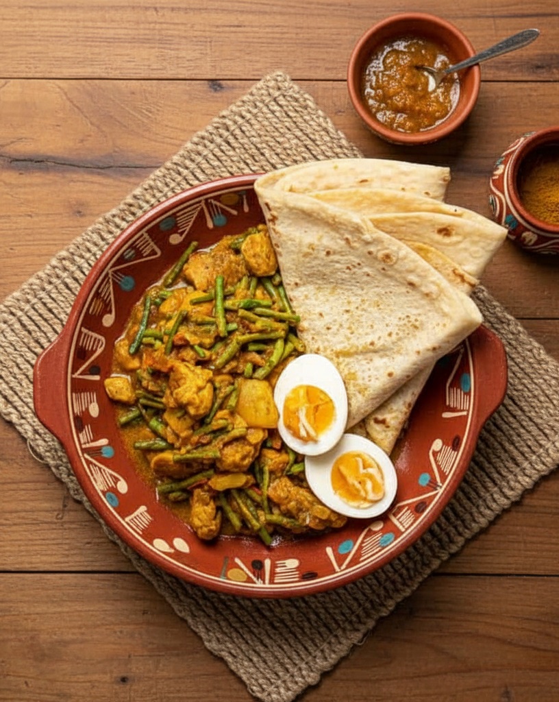 roti masala kip recept