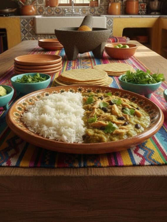 green chicken chili recept