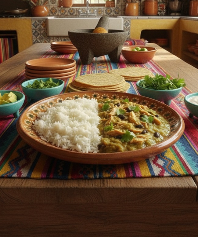 green chicken chili recept