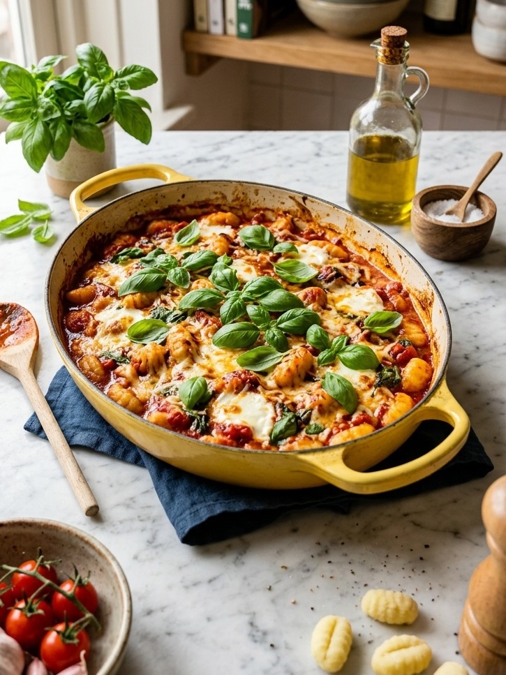 chorizo gnocchi mozarella